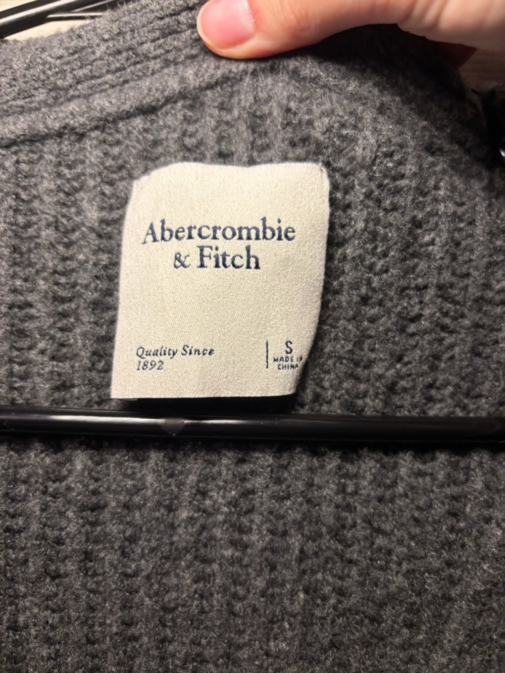 Abercrombie & Fitch Ribbed Cardigan Sweater - Picture 3 of 6